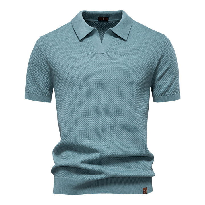 BENNO | TEXTURED POLO SHIRT