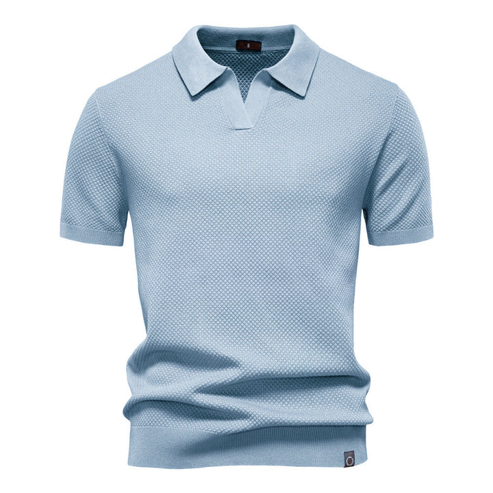 BENNO | TEXTURED POLO SHIRT