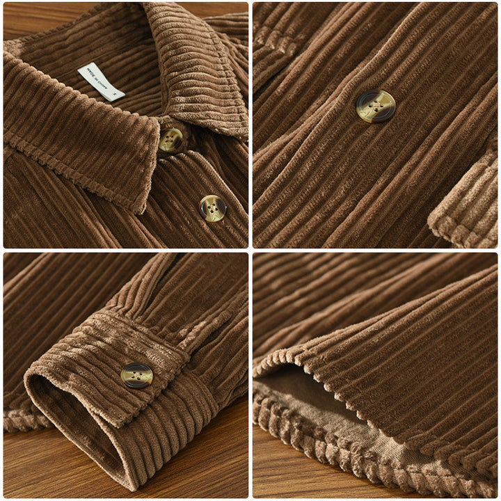 CAZ | CORDUROY STYLE BUTTON-UP