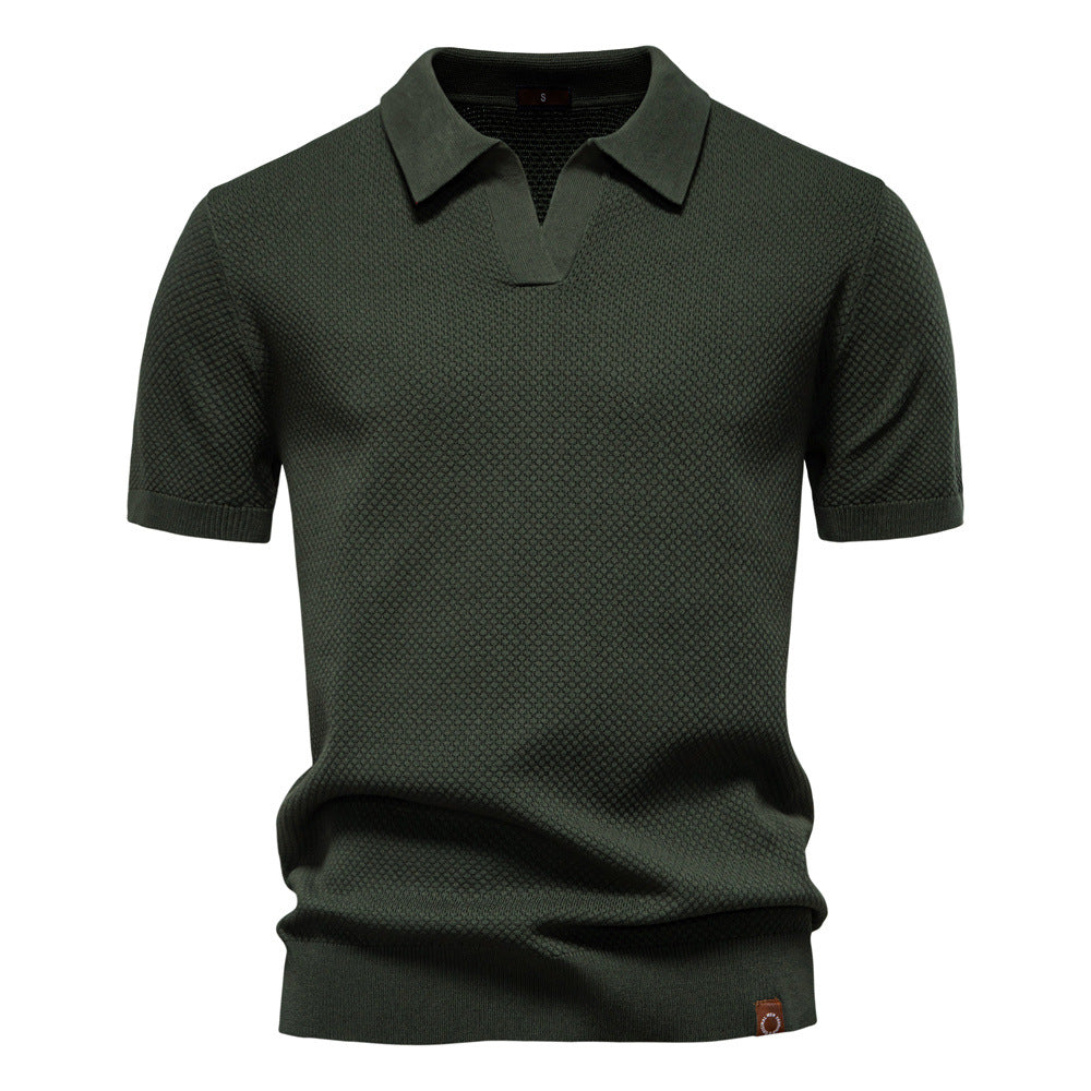 BENNO | TEXTURED POLO SHIRT