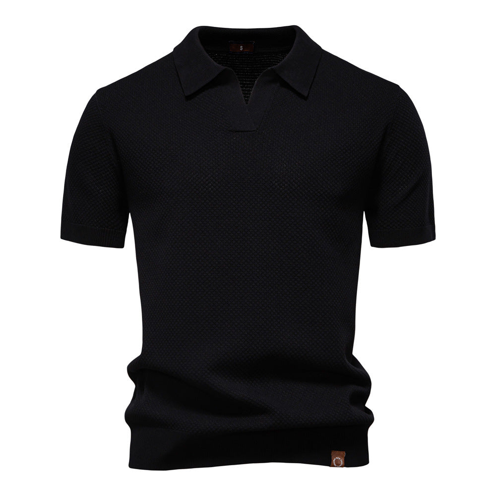 BENNO | TEXTURED POLO SHIRT