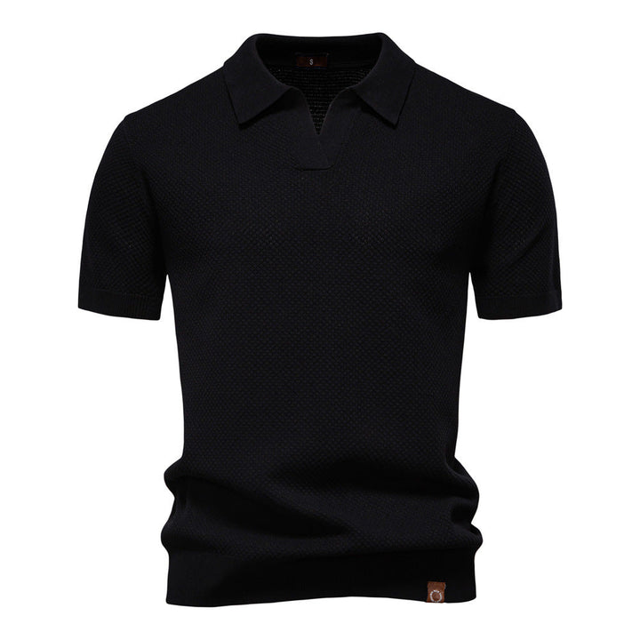 BENNO | TEXTURED POLO SHIRT