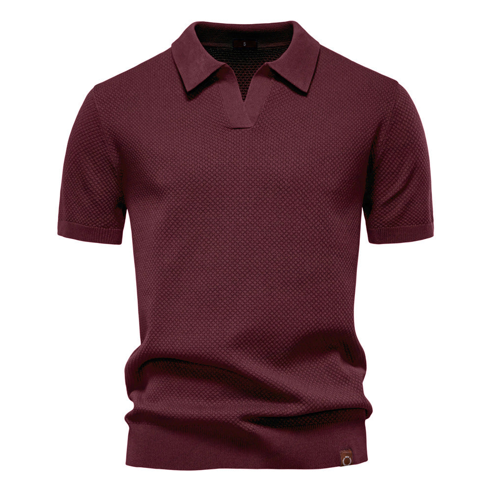 BENNO | TEXTURED POLO SHIRT