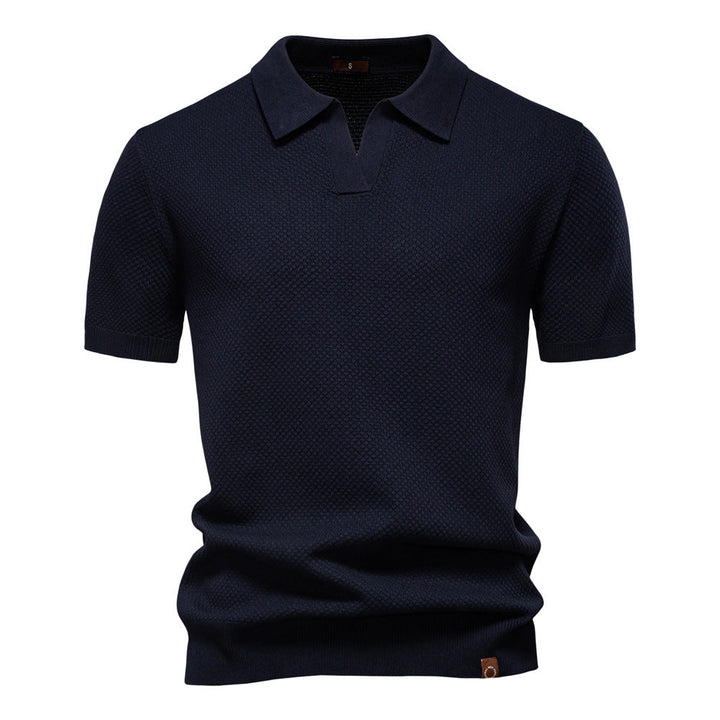 BENNO | TEXTURED POLO SHIRT