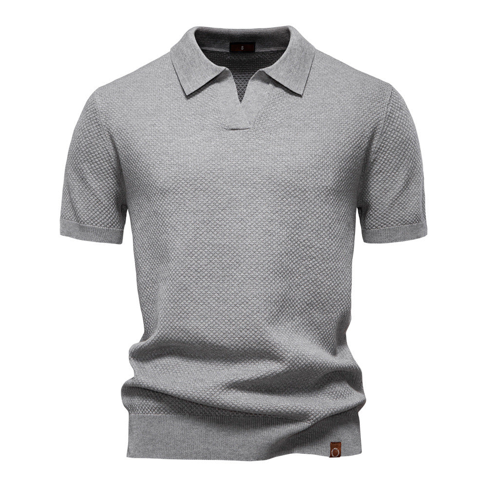 BENNO | TEXTURED POLO SHIRT