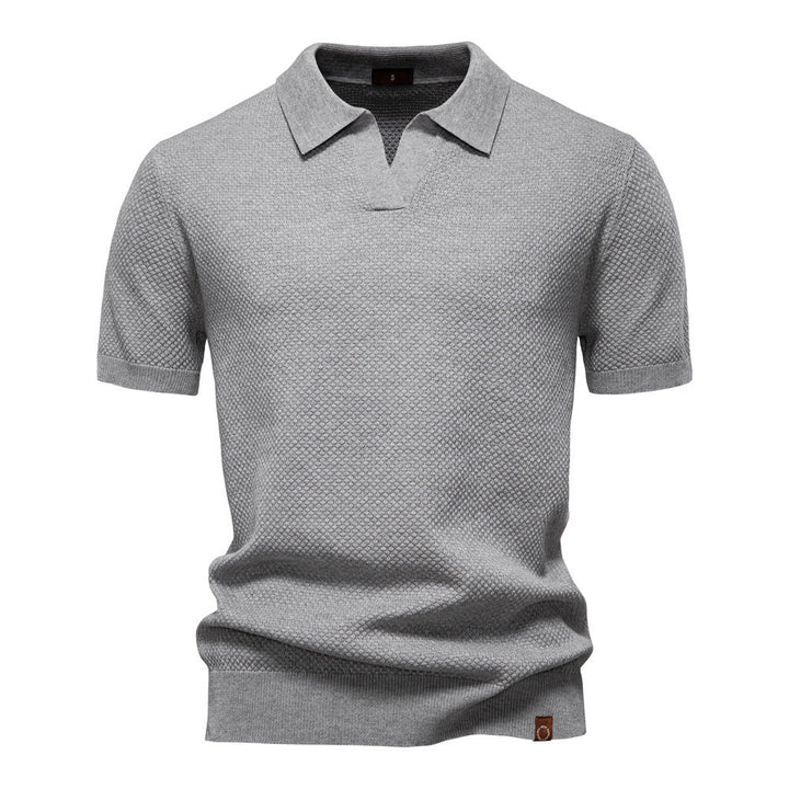 BENNO | TEXTURED POLO SHIRT