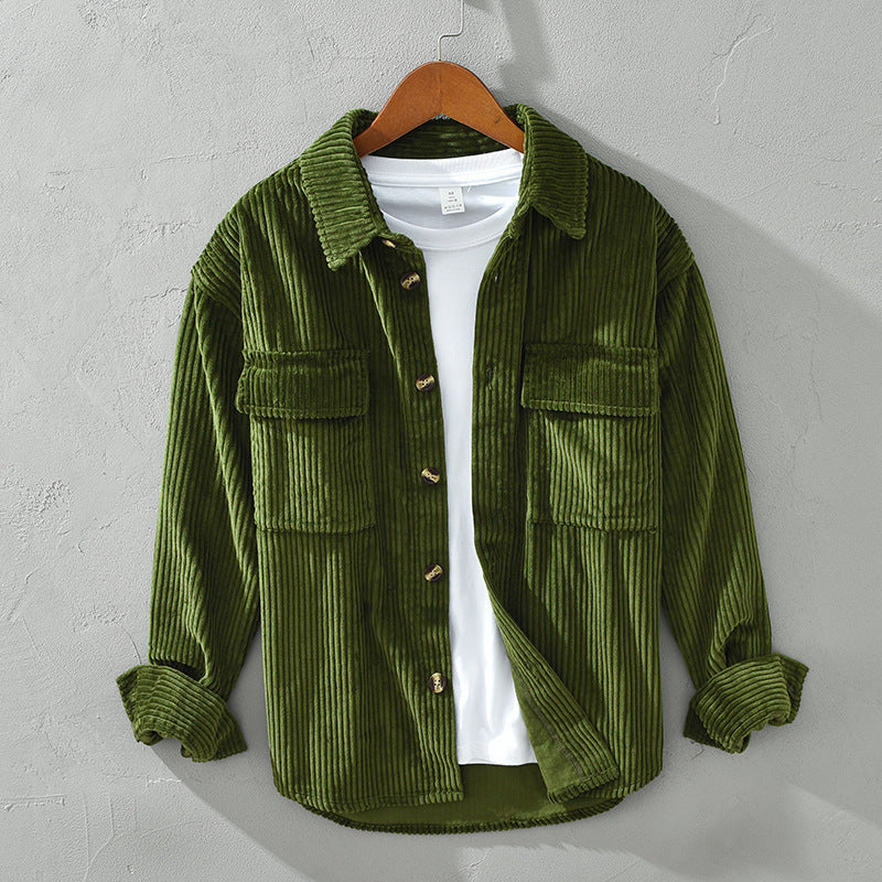 CAZ | CORDUROY STYLE BUTTON-UP