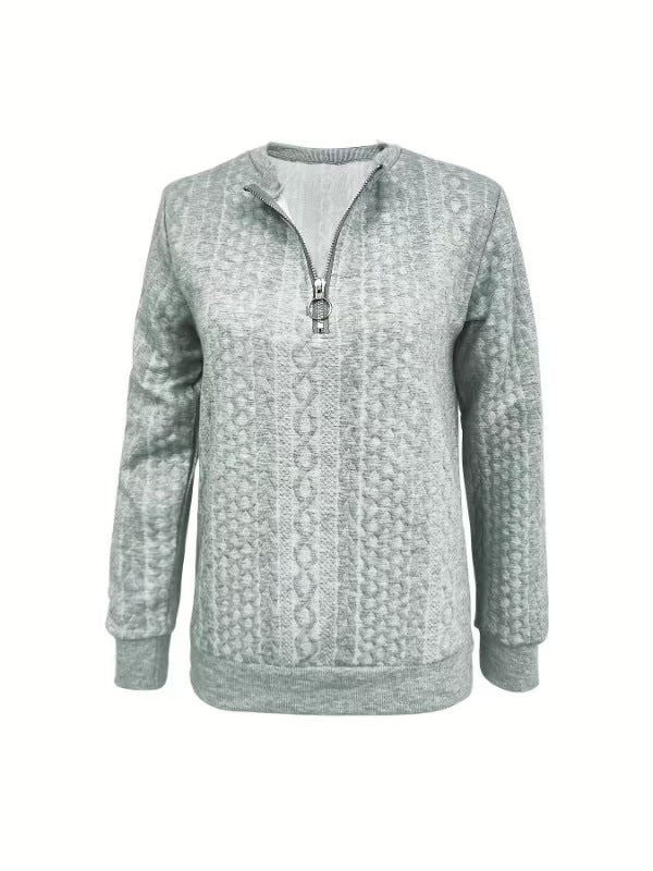 RUBY | ELEGANT QUARTER-ZIP SWEATER