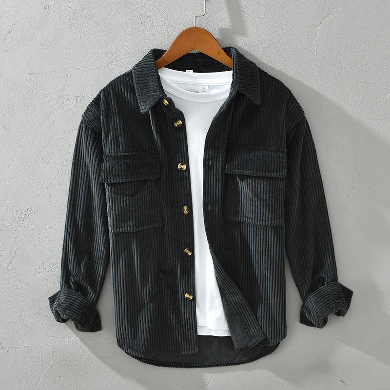CAZ | CORDUROY STYLE BUTTON-UP