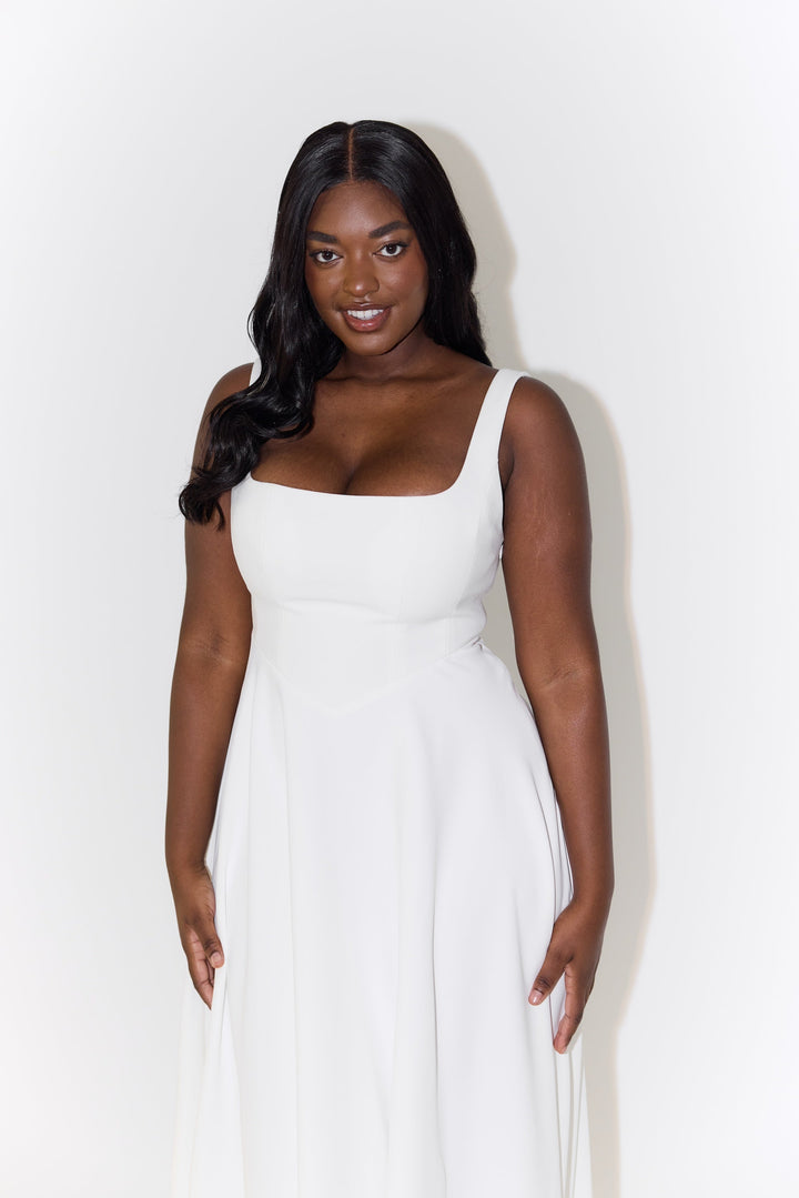CORALIE | TIMELESS FLOWY MIDI DRESS