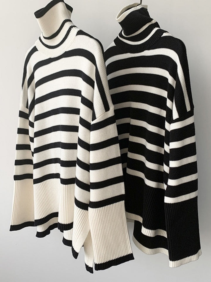 MALLORY | COSY STRIPED OVERSIZED SWEATER