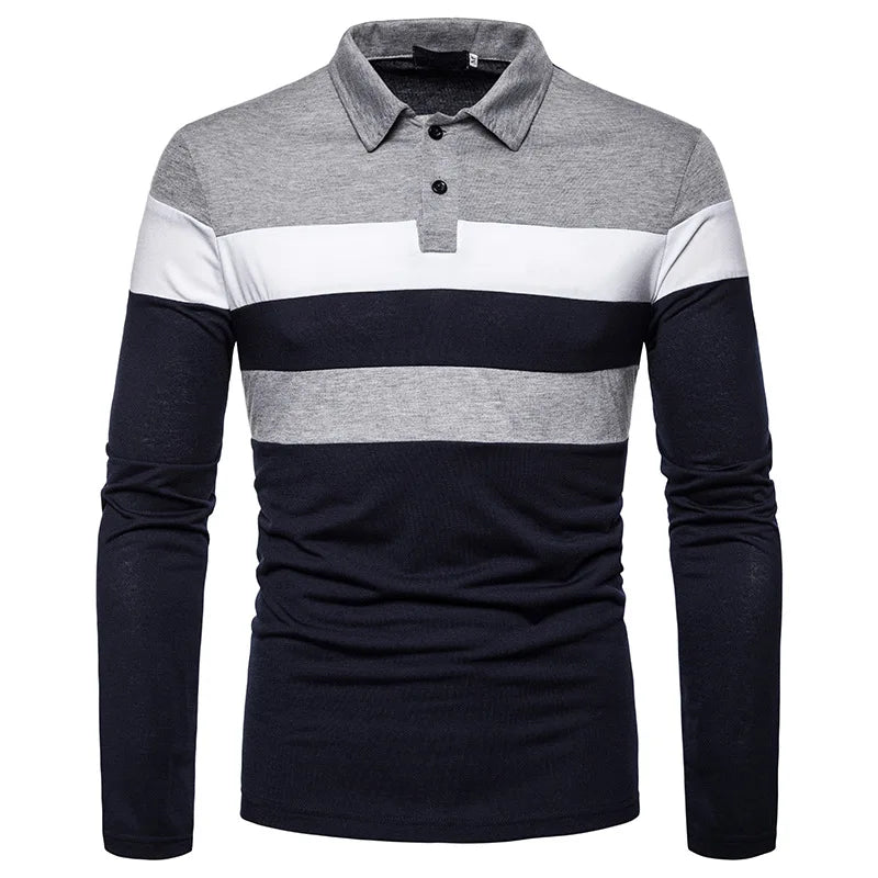 LESTER | MEN'S LONG-SLEEVE POLO