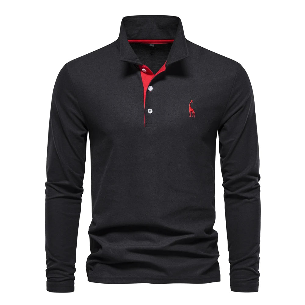 DARIO | MEN'S LONG-SLEEVE POLO
