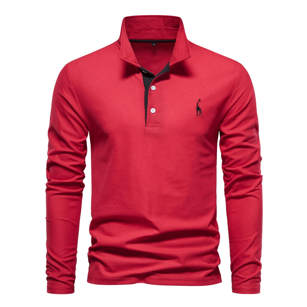 DARIO | MEN'S LONG-SLEEVE POLO