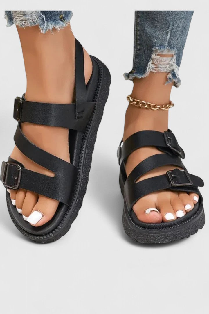 NAELLA | COMFY BUCKLE SANDALS