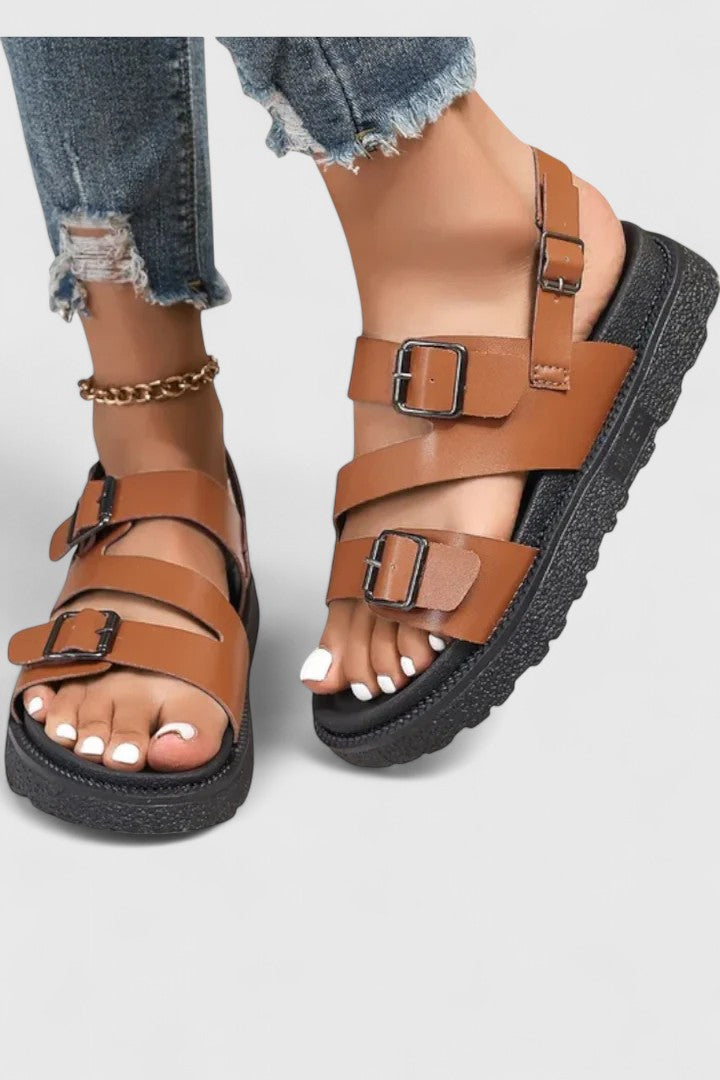 NAELLA | COMFY BUCKLE SANDALS
