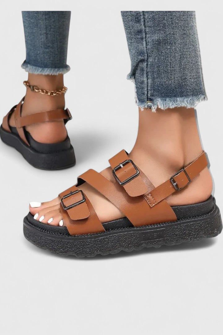NAELLA | COMFY BUCKLE SANDALS