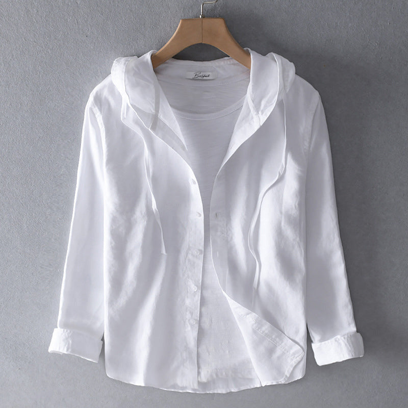 BELENA | COSY BUTTON-UP WITH HOOD