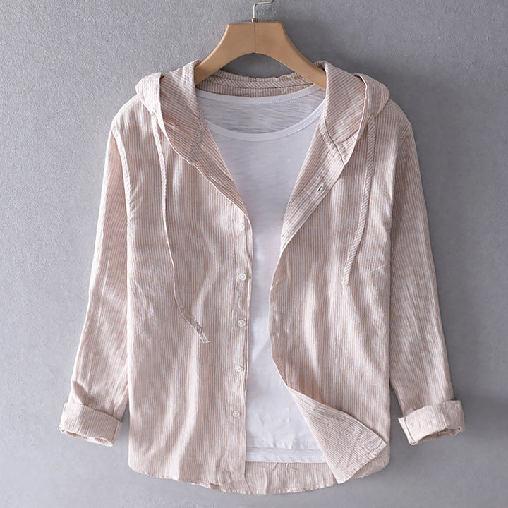 BELENA | COSY BUTTON-UP WITH HOOD