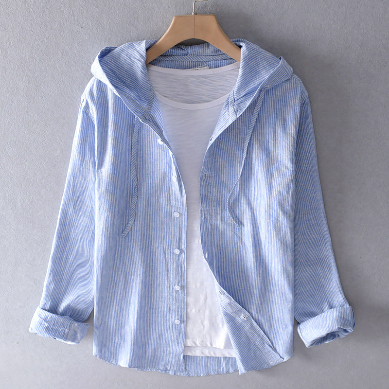 BELENA | COSY BUTTON-UP WITH HOOD