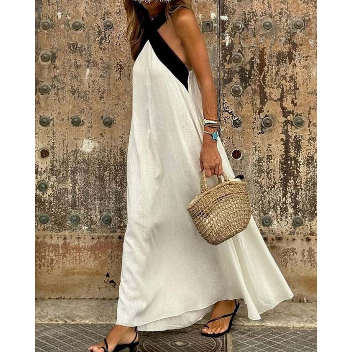 MELODIE | CROSS-OVER MAXI DRESS