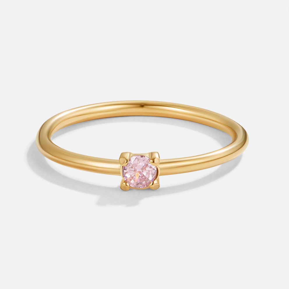 BIRTHSTONE GOLD RING