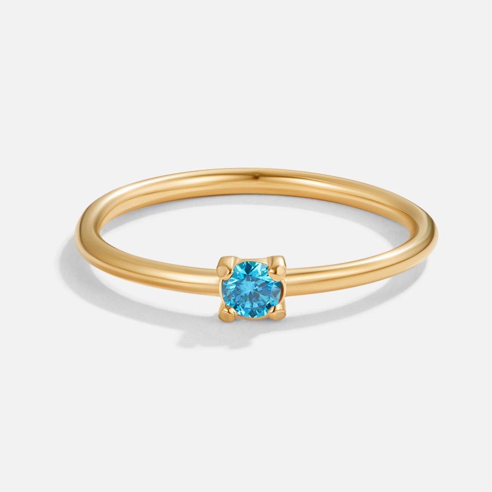 BIRTHSTONE GOLD RING