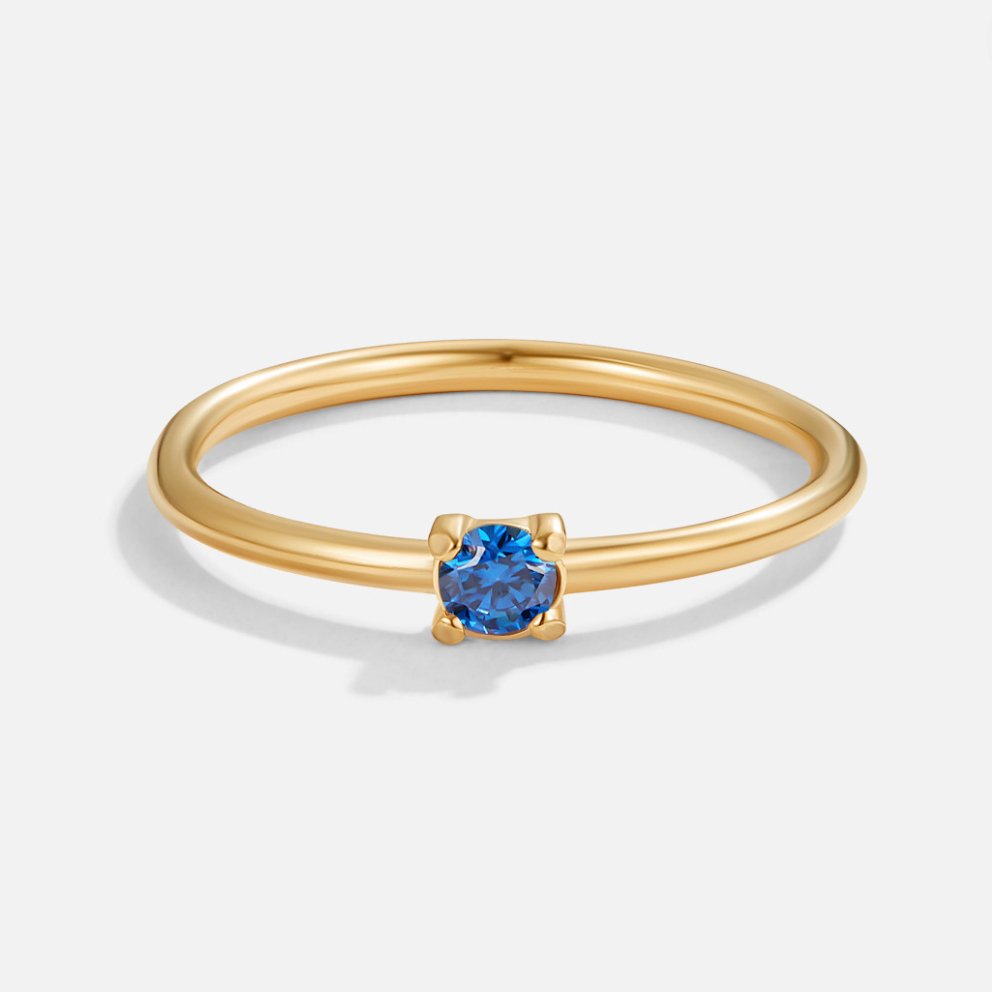 BIRTHSTONE GOLD RING