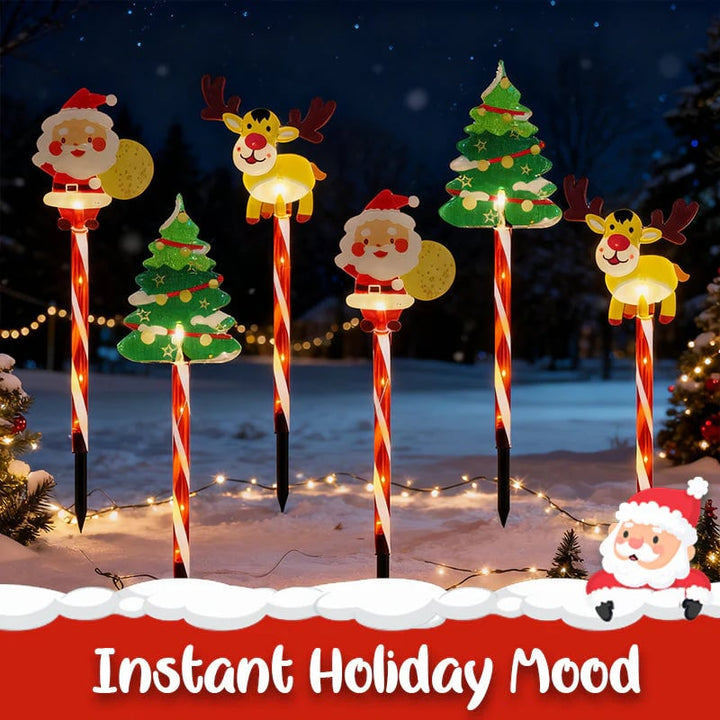 6-PACK OF MOVABLE CHRISTMAS LIGHTS