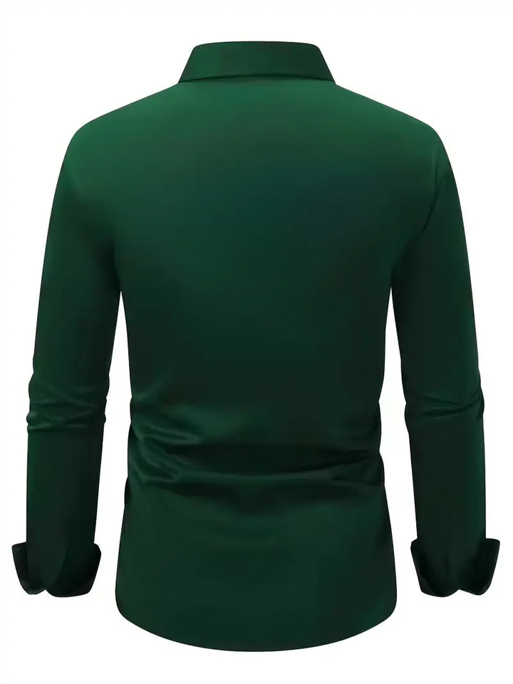 BODEN | MEN'S ELEGANT LONG-SLEEVE POLO