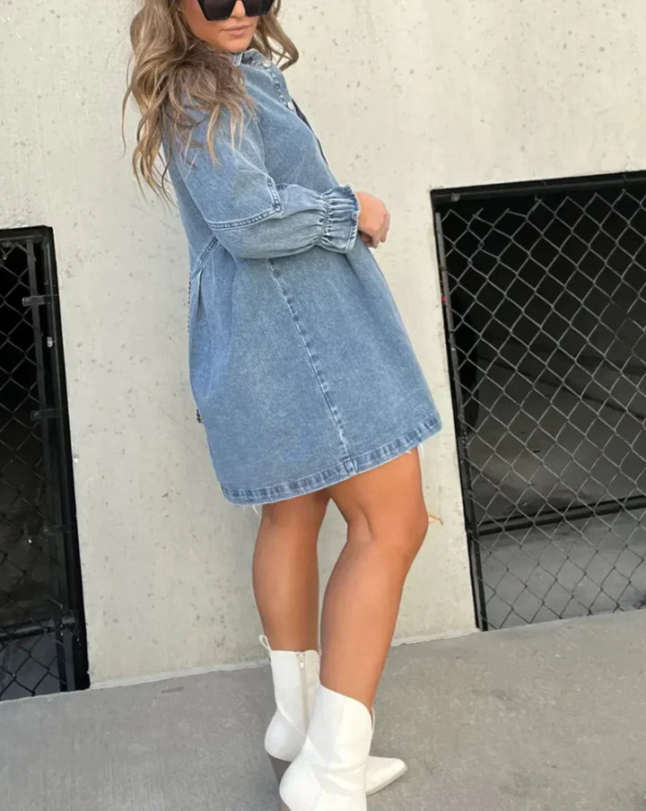 MAELIE | BUTTON-UP DRESS SHIRT LONG SLEEVE