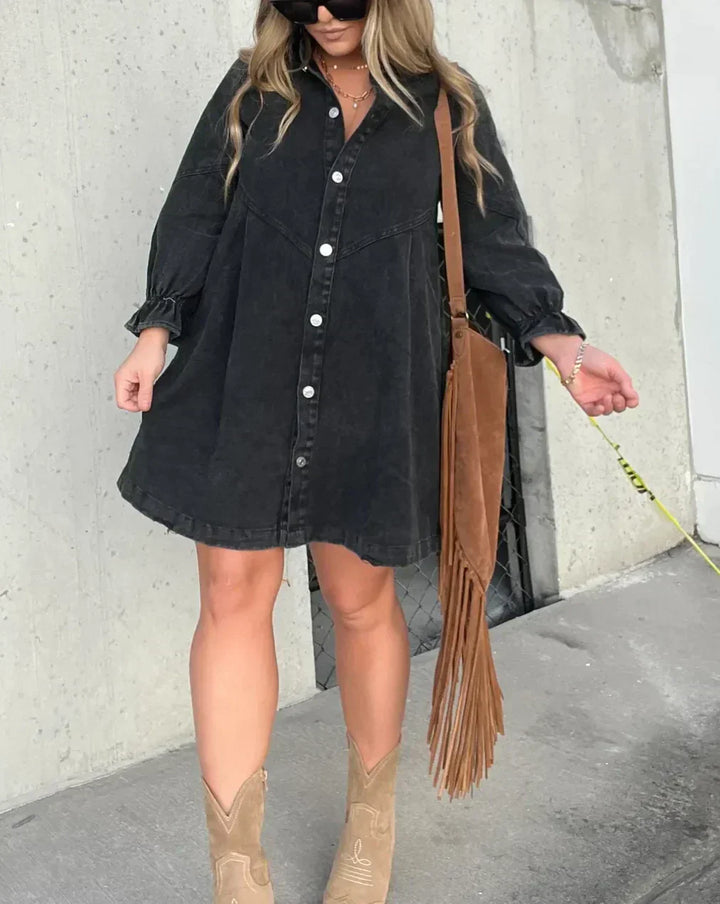 MAELIE | BUTTON-UP DRESS SHIRT LONG SLEEVE
