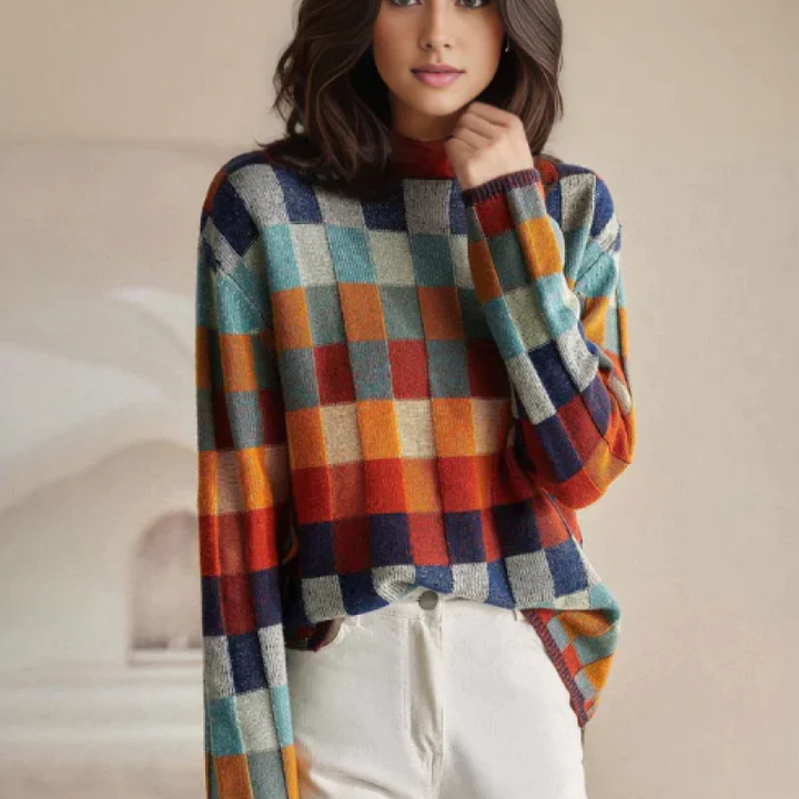 ELEANOR | ELEGANT & COSY COLOURFUL SWEATER