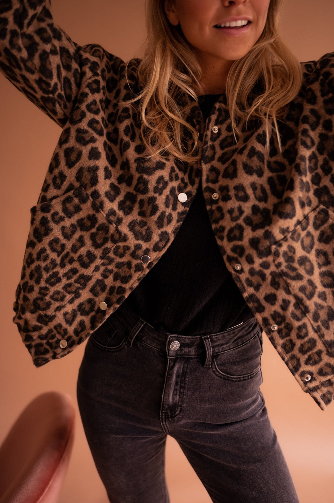 ZARINA | TRENDY LEOPARD PRINT JACKET