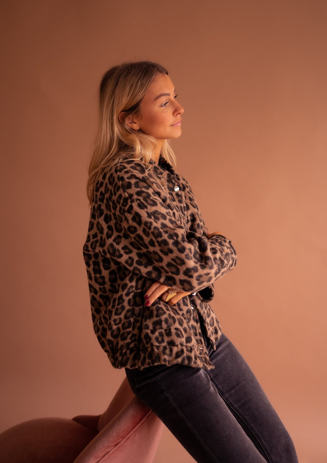 ZARINA | TRENDY LEOPARD PRINT JACKET
