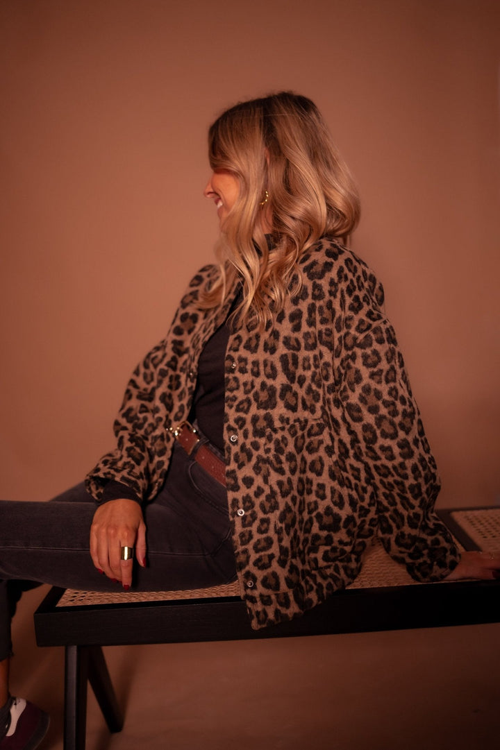 ZARINA | TRENDY LEOPARD PRINT JACKET