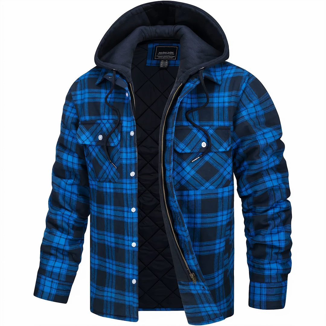 CAMERON | CHECKERED JACKET WITH ZIPPER